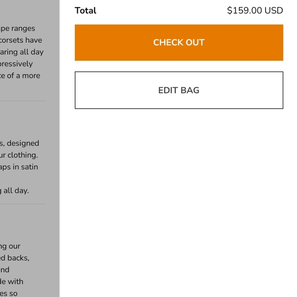 Black High Back Underbust Corset With Straps US6 NWOT - Picture 8 of 11